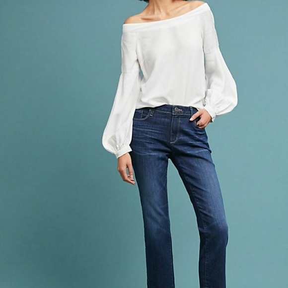 Anthropologie Denim - Paige Brigitte High-Rise Slim Boyfriend Jeans